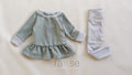Ruffle Peplum & Legging Set